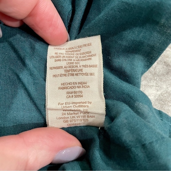 Free People Green Sweet Tennessee Embroidered Long Sleeve Dress - Picture 13 of 15